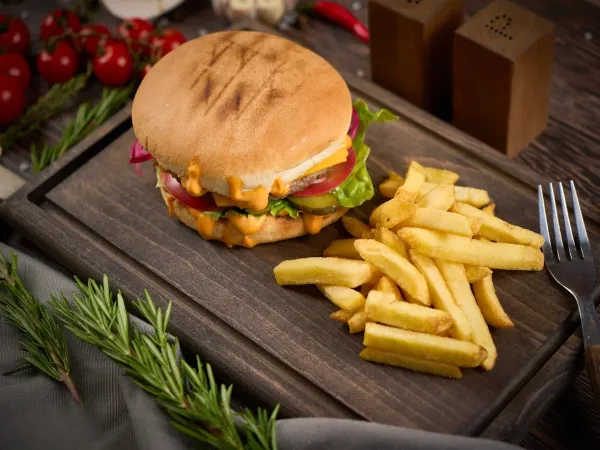 Бургер из мраморной телятины